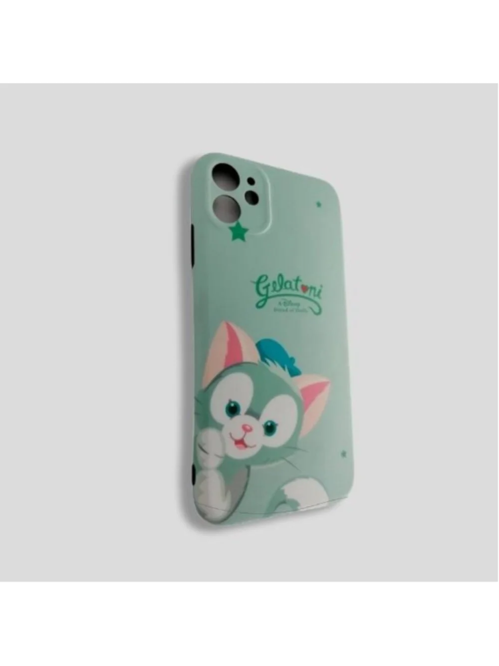 Pro Max Case Gelatoni Duffy Friend 3D Pop Socket Min Green